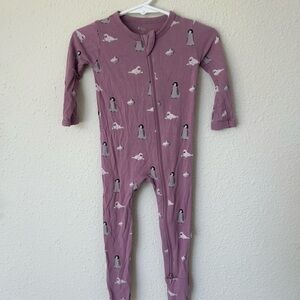 Kyte Baby bamboo penguin zippy 6-12 months